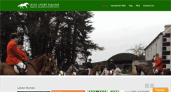 Desktop Screenshot of irishsportequine.com